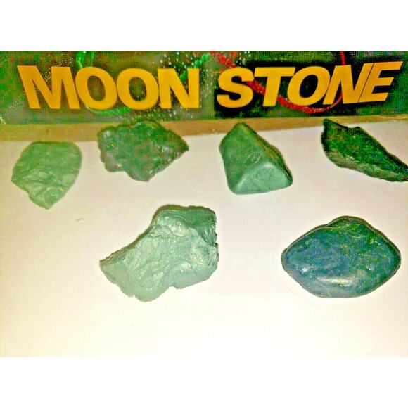 Vintage 1970's Moon Stone Fancy Erasers - Lot of 6 New Old Stock - Picture 2 of 3